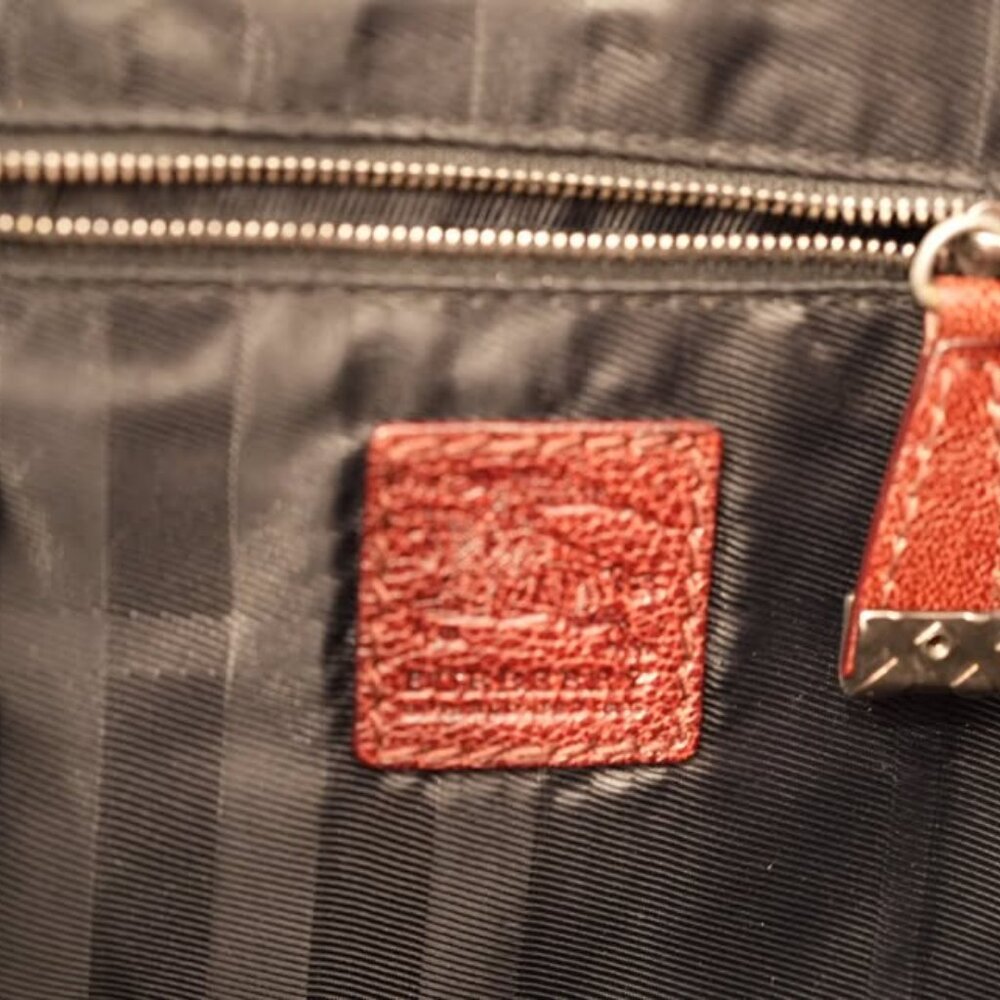 Burberry Chestnut Leather Tote - Picture 7 of 14